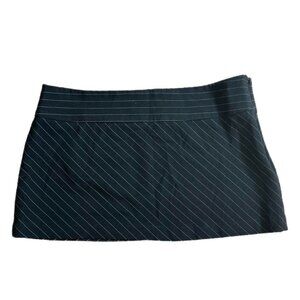 Y2k Wet Seal Pinstripe Miro Mini Skirt